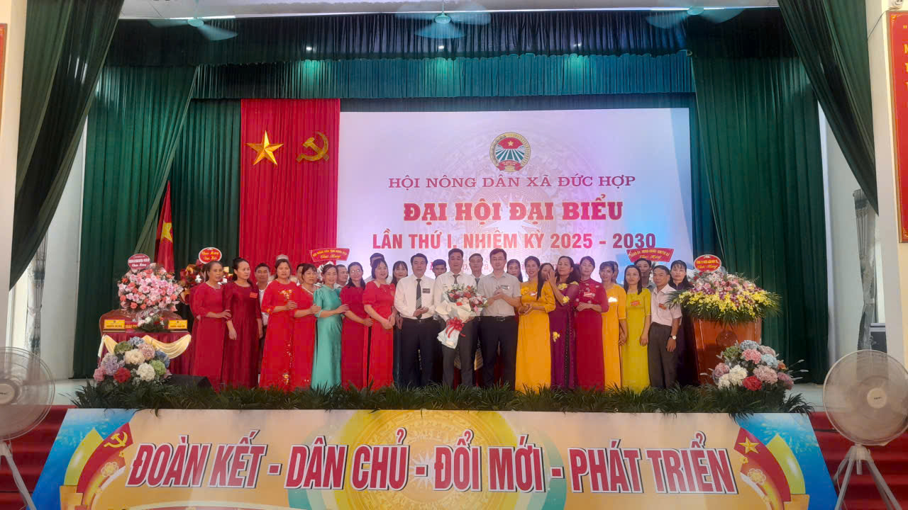 Hội Nông dân xã Đức Hợp tổ chức Đại hội đại biểu lần thứ I, nhiệm kỳ 2025 - 2030.