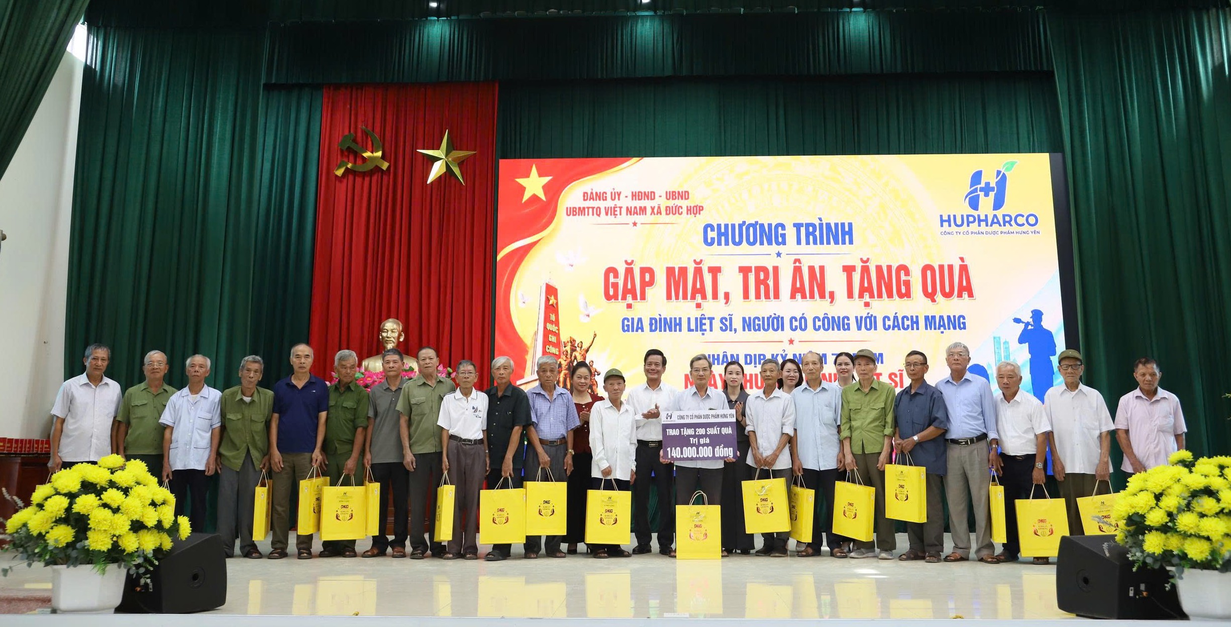 Xã Đức Hợp: Gặp mặt, tri ân gia đình liệt sĩ, người có công với cách mạng