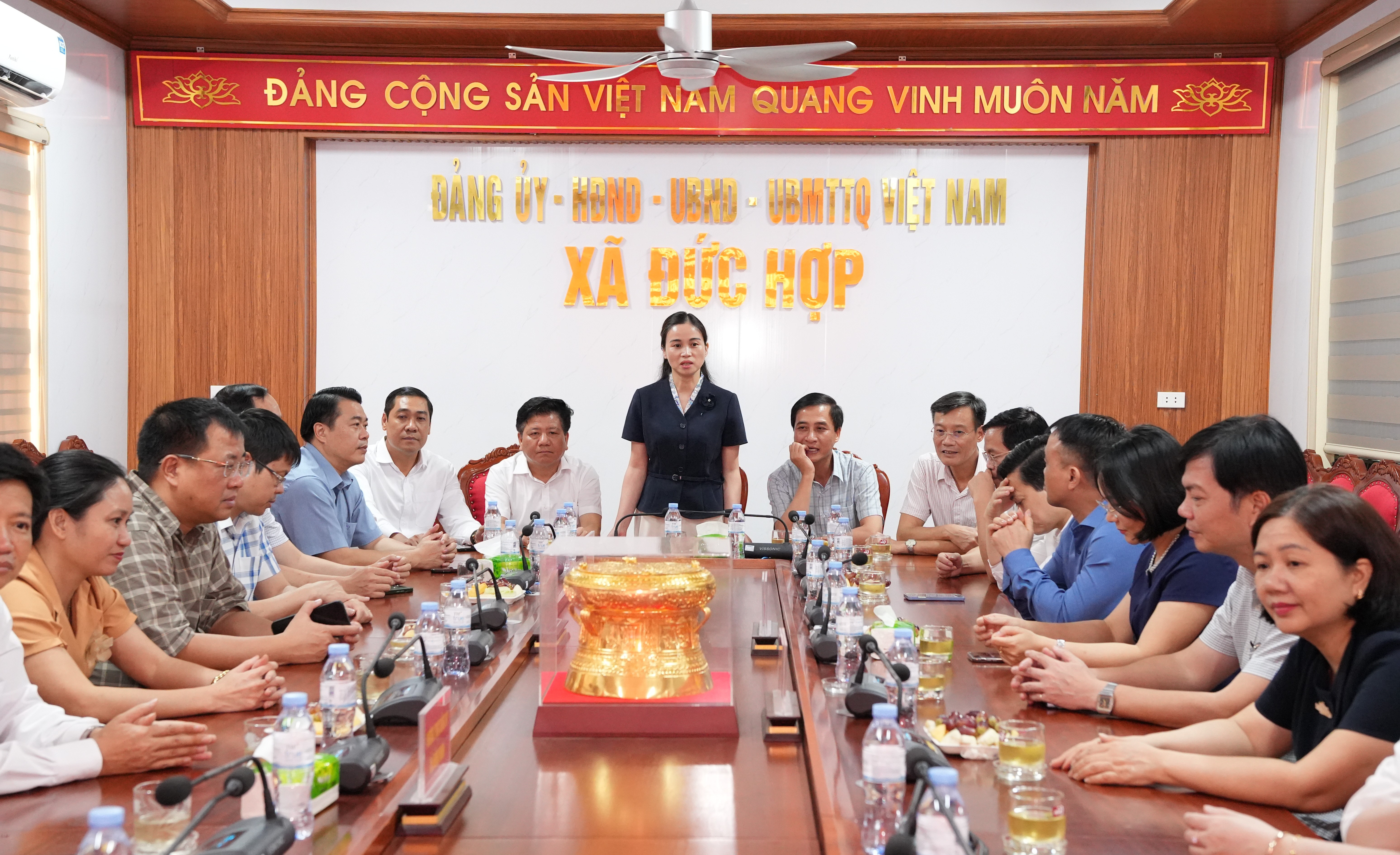 XÃ ĐỨC HỢP TỔ CHỨC GẶP MẶT, GIAO LƯU, TRAO ĐỔI, HỌC TẬP KINH NGHIỆM VỚI CÁC ĐỊA PHƯƠNG