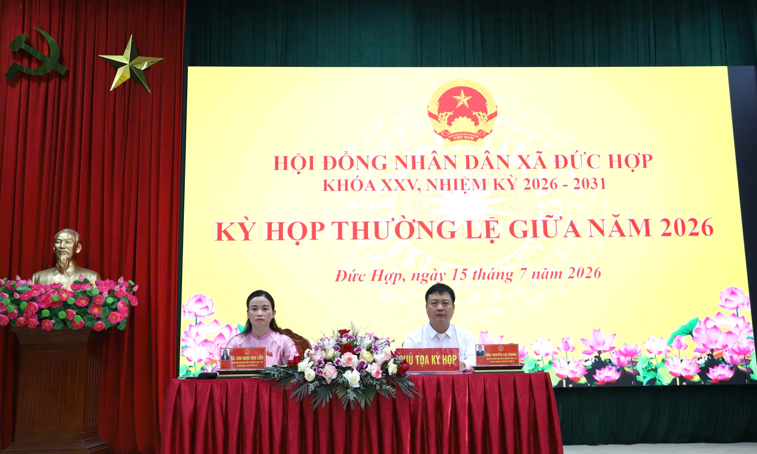 HĐND xã Đức Hợp tổ chức kỳ họp thường lệ giữa năm 2026